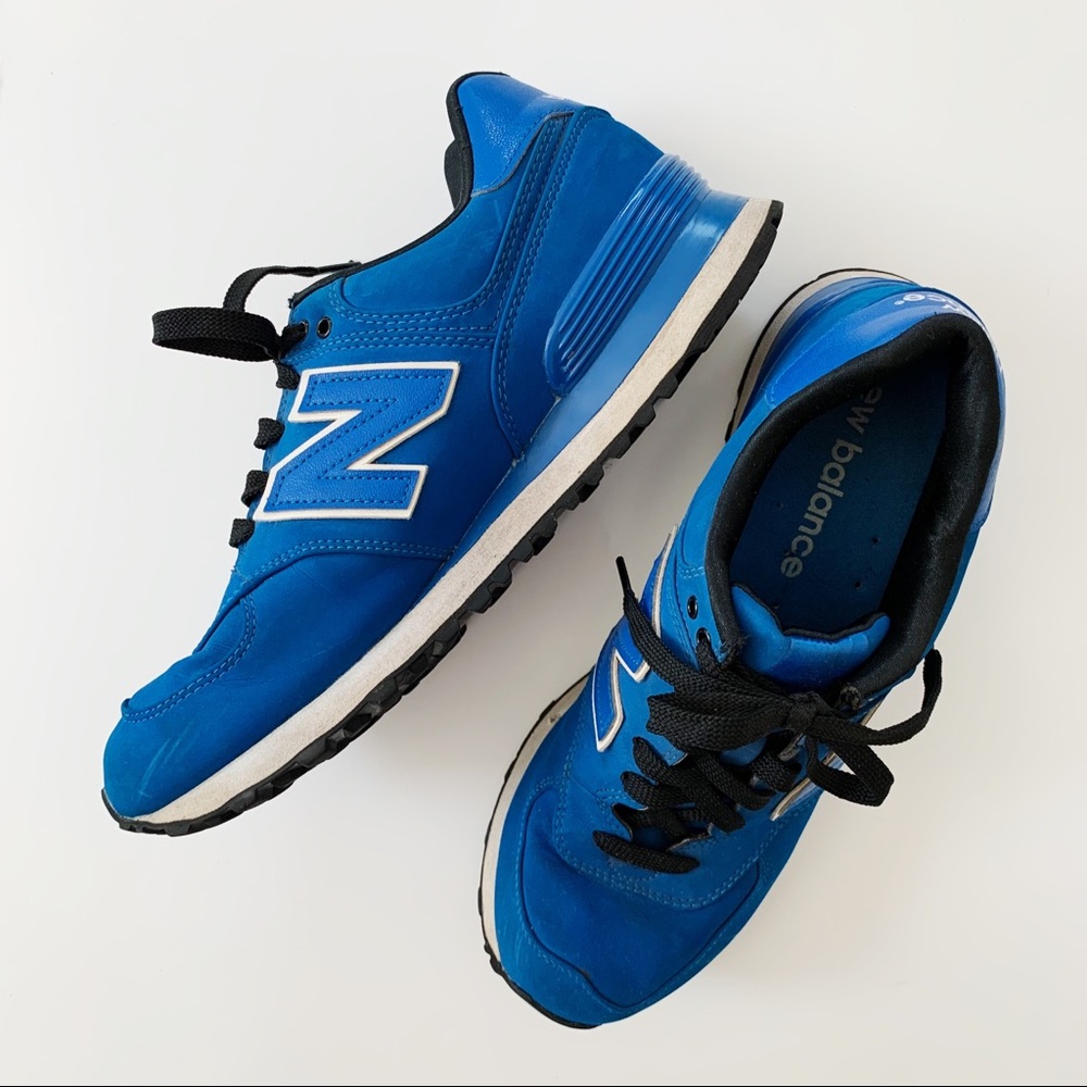 New Balance Bright Blue 574 Running Shoes Size 9